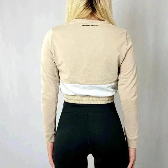 Manière De Voir Cropped Tracksuit Sweatshirt - S - Picture 2 of 8